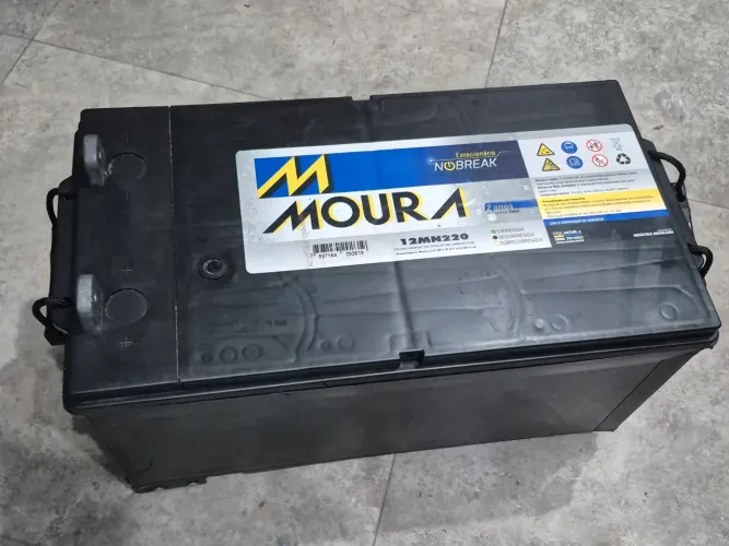 Bateria Estacionaria Moura 220ah