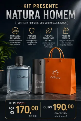Kit Natura Homem tradicional
