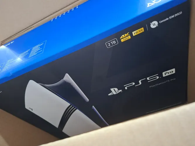 PS5 PRO 2 TERAS NACIONAL NOVO LACRADO 1 ANO DE GARANTIA