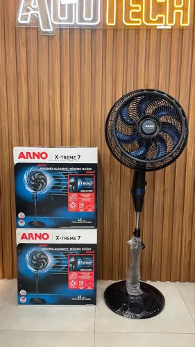 VENTILADOR ARNO DE COLUNA EXTREME 7 COM 7 PALHETAS ?