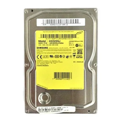 Promoção Disco rígido interno Samsung/Seagate 320GB Sata 3.5" Revisado 100%