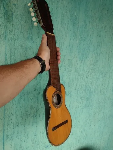 Violão viola charango antigo importado mestre luthier Gamboa 