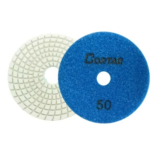 Disco Diamantado Polimento Brilho D'água com Velcro Grão 50 x 100mm x 22,22mm Cortag 62145