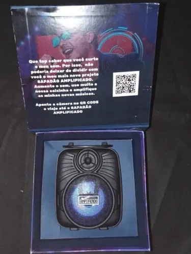 CAIXA DE SOM-BRINDE WESLEY SAFADÃO CAIXINHA DE SOM BLUETOOTH ANPLIFICADA