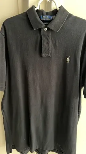 Camisa POLO Ralph Lauren preta série inédita