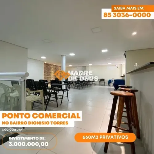 Ponto Comercial bem localizado, no Bairro do Dionisio Torres