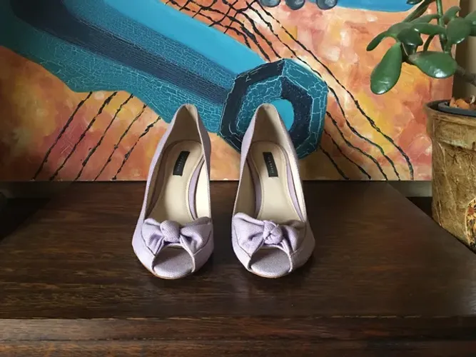 Sapato Peep Toe Zara Basic