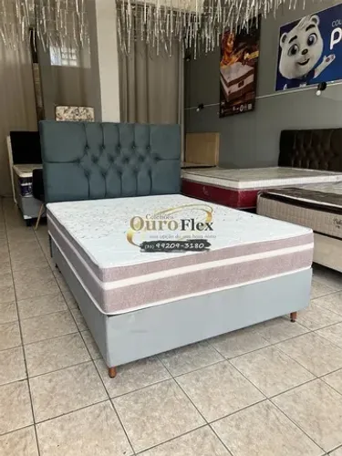 Cama box ortopédico vip casal
