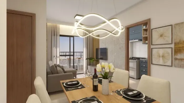 Joea- Apartamento de 2  Quartos com suíte e varanda gourmet Di Piazza Gama lazer completo.