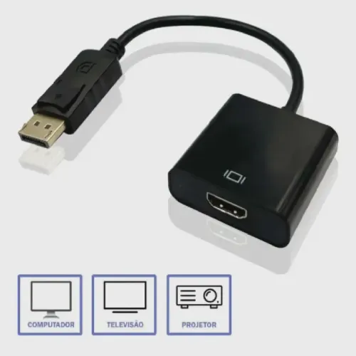 Cabo Adaptador DisplayPort para Hdmi Notebook Pc Computador