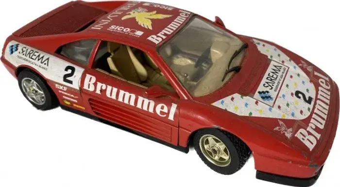 Miniatura Ferrari 348 Tb 1989 #2 Brummel Bburago 1/24
