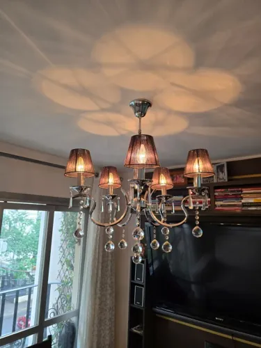 Lustre Clássico com Cristais