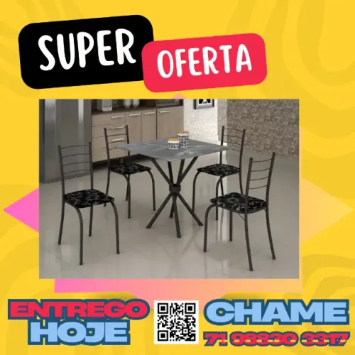 Mesa com Cadeiras / Outras Opções em 7 1 9 : 8 8 3 : O : 3 3 : 1 7