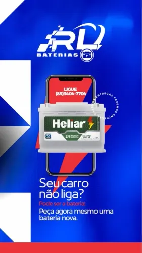 Bateria Heliar Nova - 24 Meses de Garantia ideal para o seu veículos 