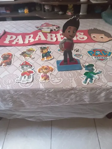 Kit tema  aniversário  do  patrulha Canina 
