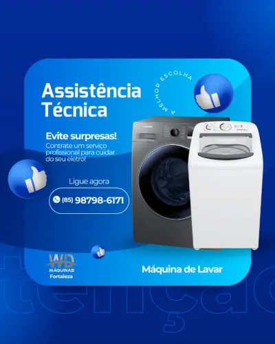 Assistência Técnica Máquina de Lavar Roupas| Conserto de Lava e seca| Assistencia