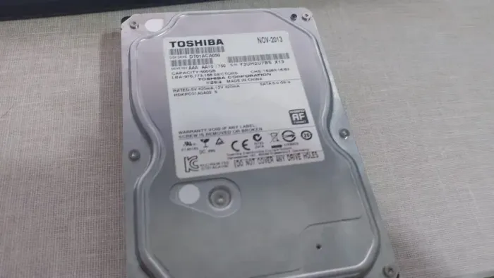 PROMOÇÃO! HD interno Toshiba de 500GB, interface SATA 6.0 Gb/s, modelo DT01ACA050,