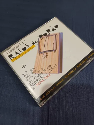 CD Rock Porrada Ratos do Porão 12 sons selecionados  Andreas Sepultura Colecionador