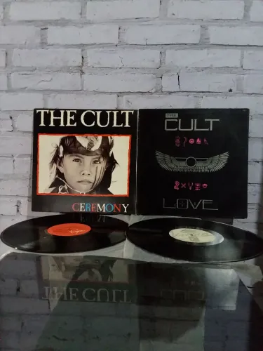 LP/Vinil - 2 álbuns The Cult - Ceremony + Love