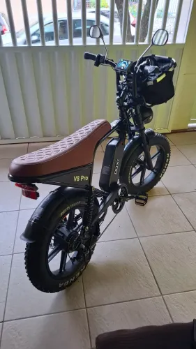 BIKE BICICLETA ELÉTRICA - V8 PRO - Bateria OUXI