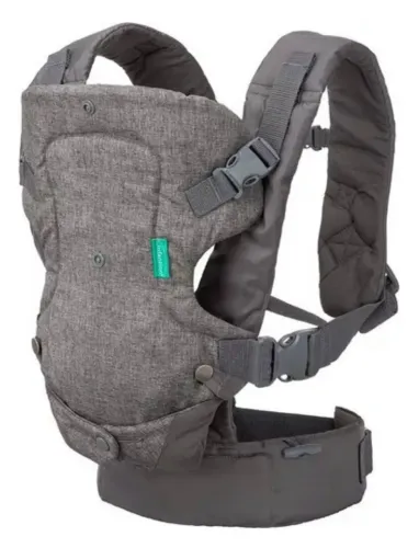 Canguru Ergonômico Flip 4 Em 1 - Infantino Cor Cinza