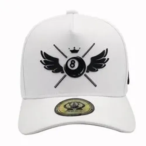 Boné Trucker Rhino Size Bola8 aba curva Branco