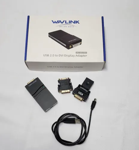 WAVLINK Adaptador de vídeo USB para VGA/ DVI/ HDMI