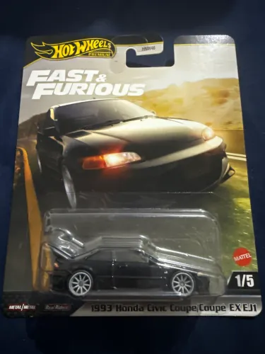 Hot Wheels Velozes e Furiosos Premium Honda Civic Coupé EX EJ1 1993