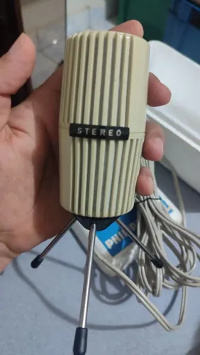 Microfone Philips Vintage