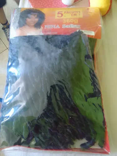 Kit Cabelo Sintético NINA SOFTER - 360g (5 pacotes) - Novo Lacrado