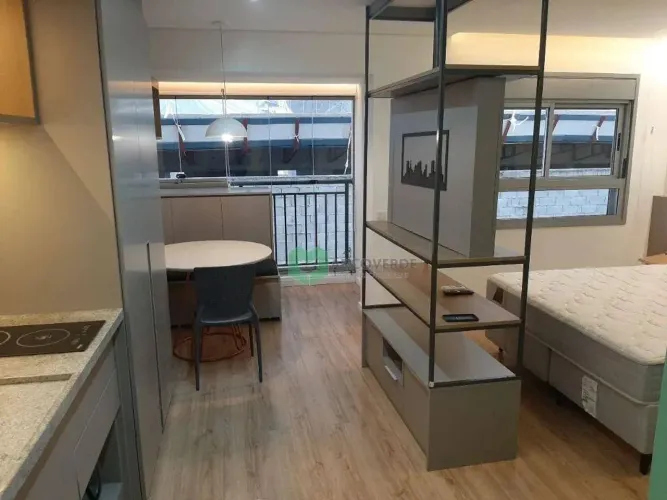 Studio Mobiliado com 1 qurto para alugar, 31 m² por R$ 3.850/mês - Moema - São Paulo/SP