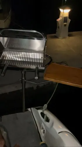 CHURRASQUEIRA inox nova Portátil para Barco - Churrasco a Bordo!