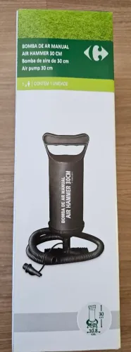 Bomba de Ar Manual Para Colchão Inflável30cm