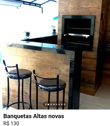 Banquetas Altas Novas - R$130