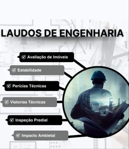 Faço laudos técnicos de engenharia 