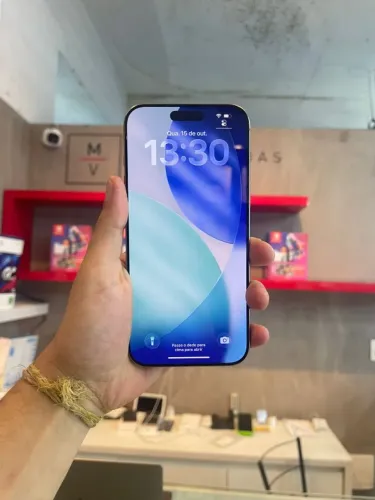 iPhone 16 Pro Max 256GB Titânio-Deserto Semi Novo - 91% Bateria - Multivendas