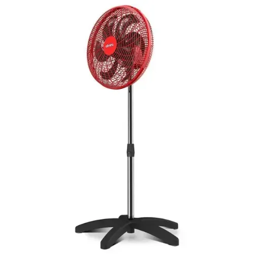 Ventilador De Coluna 60cm Dômina 250W 110V Vermelho