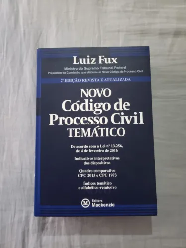 Livro Novo Código de Processo Civil Temático - Capa comum - 2ª edição - autor: Luiz Fux
