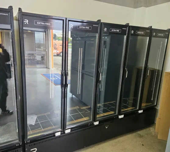 expositor refrigerado 5 portas para carnes e cervejas - a pronta entrega
