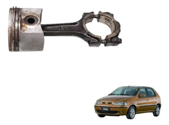 Pistão Biela Fiat Palio Fire 1.0 2002 Alcool