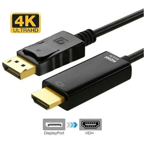 Cabo Conversor DisplayPort para HDMI 4K