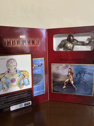 Homem de Ferro Estátua 1/10 Iron Man Mark XLII Edição Exclusiva CCXP 2014 Iron Studios