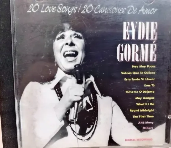 Cd de 1992 da Eydie Gormé - 20 Love Songs / 20 Canciones De Amor - Movie Play
