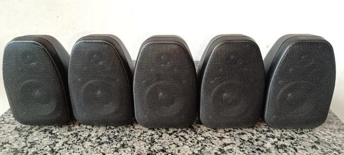 5 Caixa De Som Surround Micropoint Ad-3.5 Usa Funciona Perfeitamente