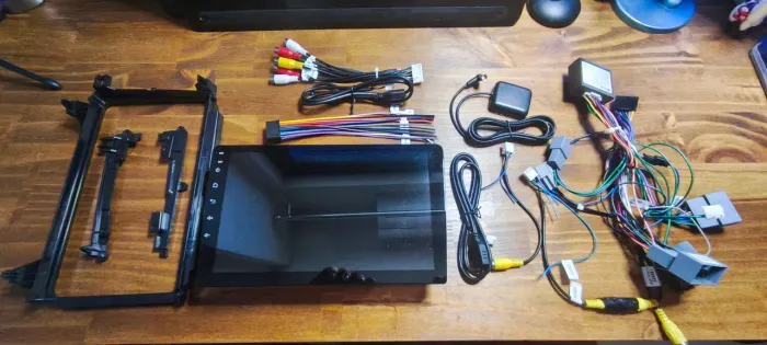 Multimidia 9 polegadas com chicote e moldura para HR-V 4Gb ram, 64Gb de armazenamento 