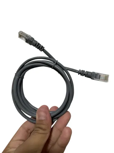 Cabo de Rede Ethernet RJ45 - Cinza 