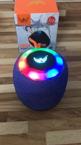 Caixa de Som Portatil 5W Blue A-8771  
