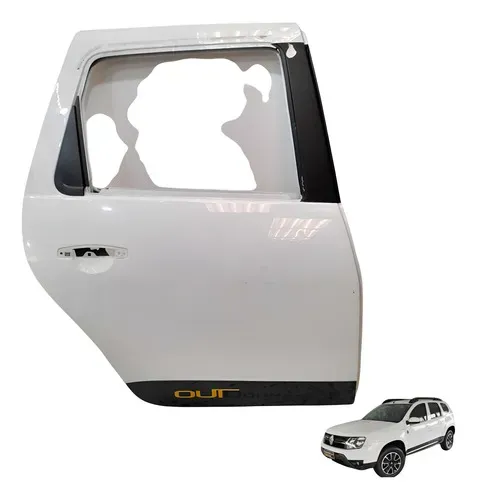 Porta Traseiro Direito Renault Duster 2016 Traseira Direito Branco
