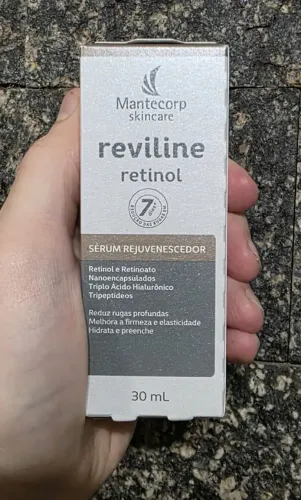 [NOVO, LACRADO] Rejuvenescedor Facial Mantecorp Reviline Retinol Sérum, 30ml