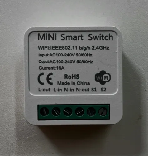 Mini Smart Switch WiFi - Controle sua casa via Alexa!